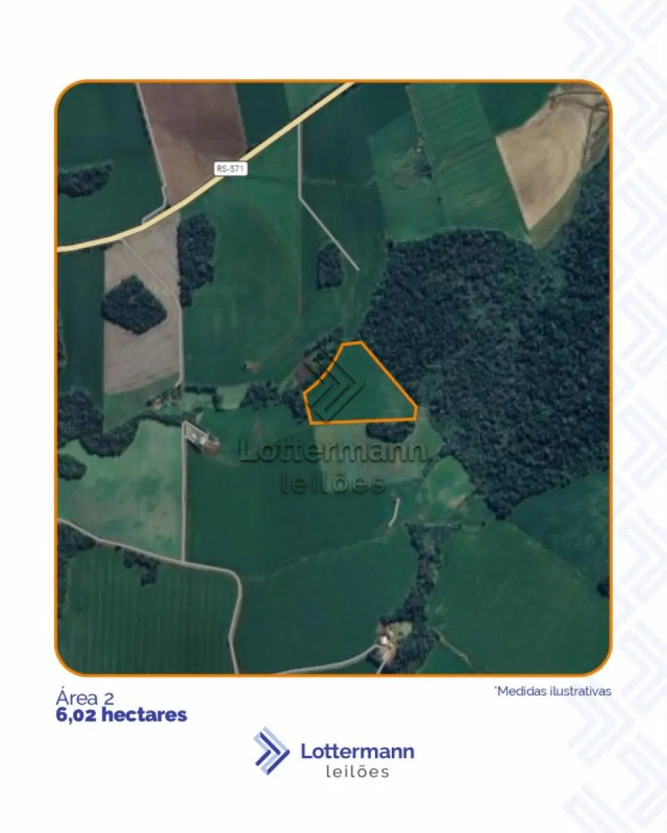LOTE 002 - IMÓVEL RURAL MATRÍCULA 3.346 CHIAPETTA/RS  "AS BRANCAS"