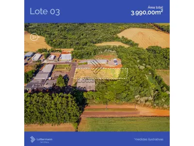 LOTE 003 - IMÓVEL URBANO MATRÍCULA 15.347 SANTO AUGUSTO/RS  "AREA INDUSTRIAL"
